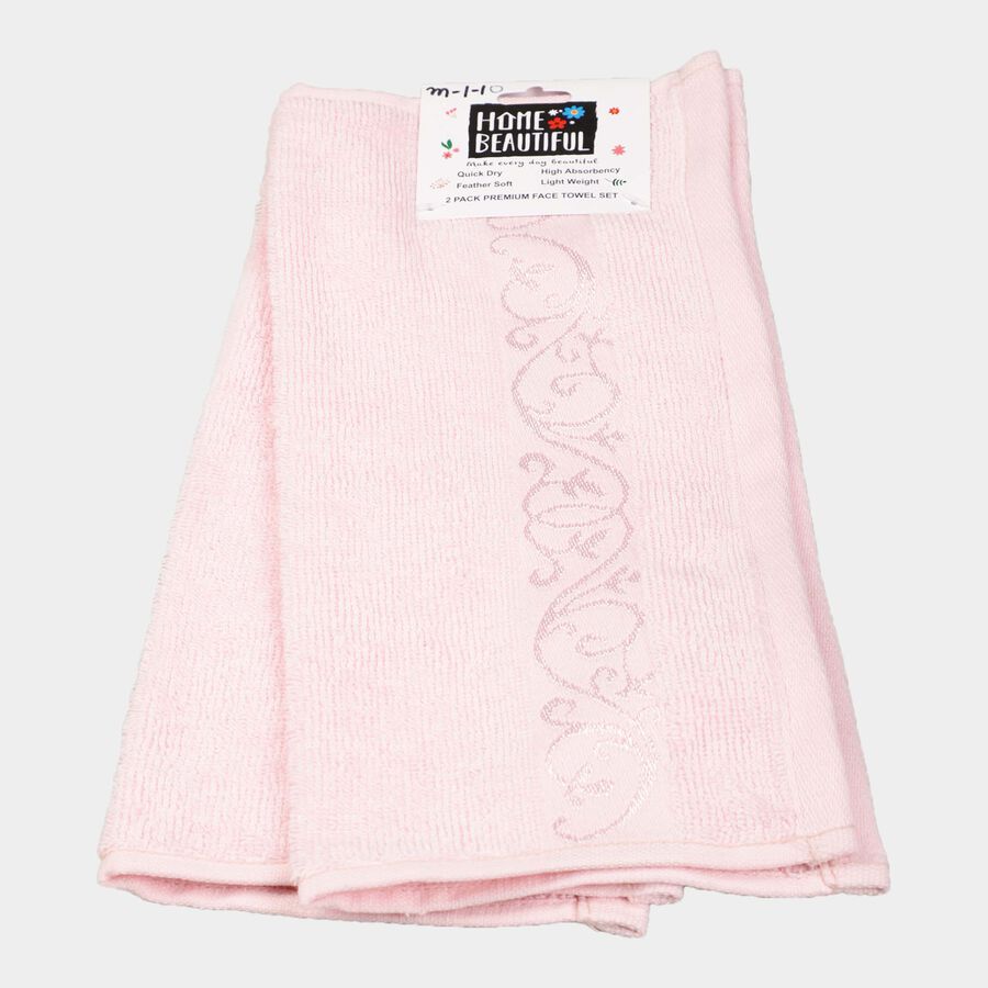 480 GSM Pink Cotton Face Towel, , large image number null