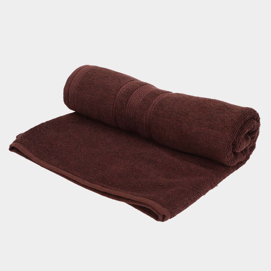490 GSM Brown Cotton Bath Towel, , large image number null