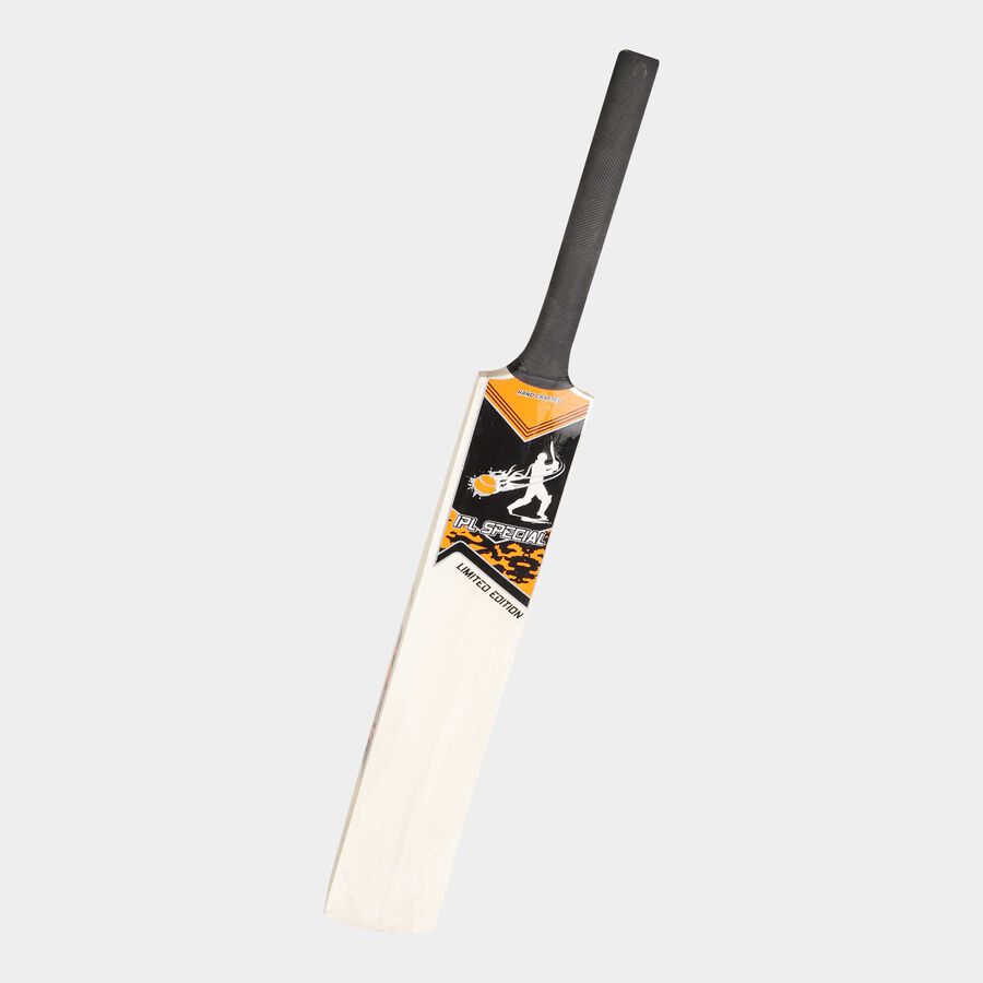 Clear Wood Cricket Bat, 834 mm X 108 mm X 45 mm - Colour/Design May Vary, , large image number null