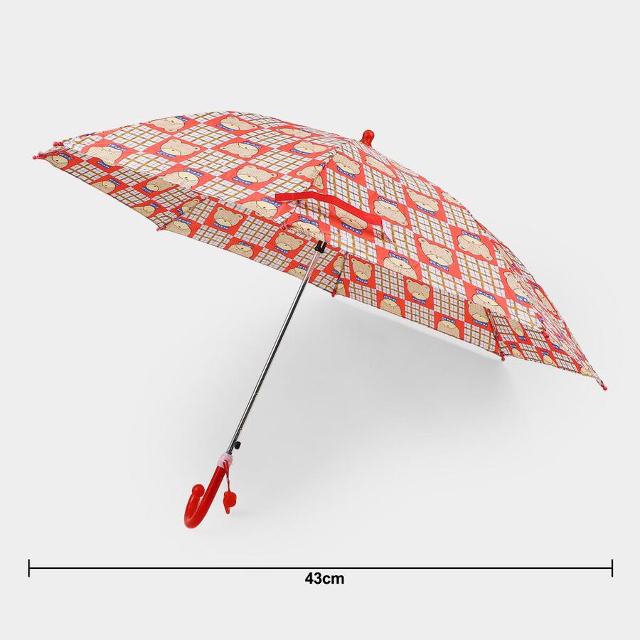 Red Polyester Kids Umbrella, , large