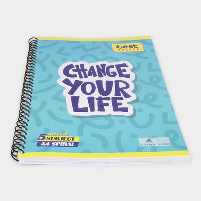 280 Pages A4 Spiral RuledLong Book