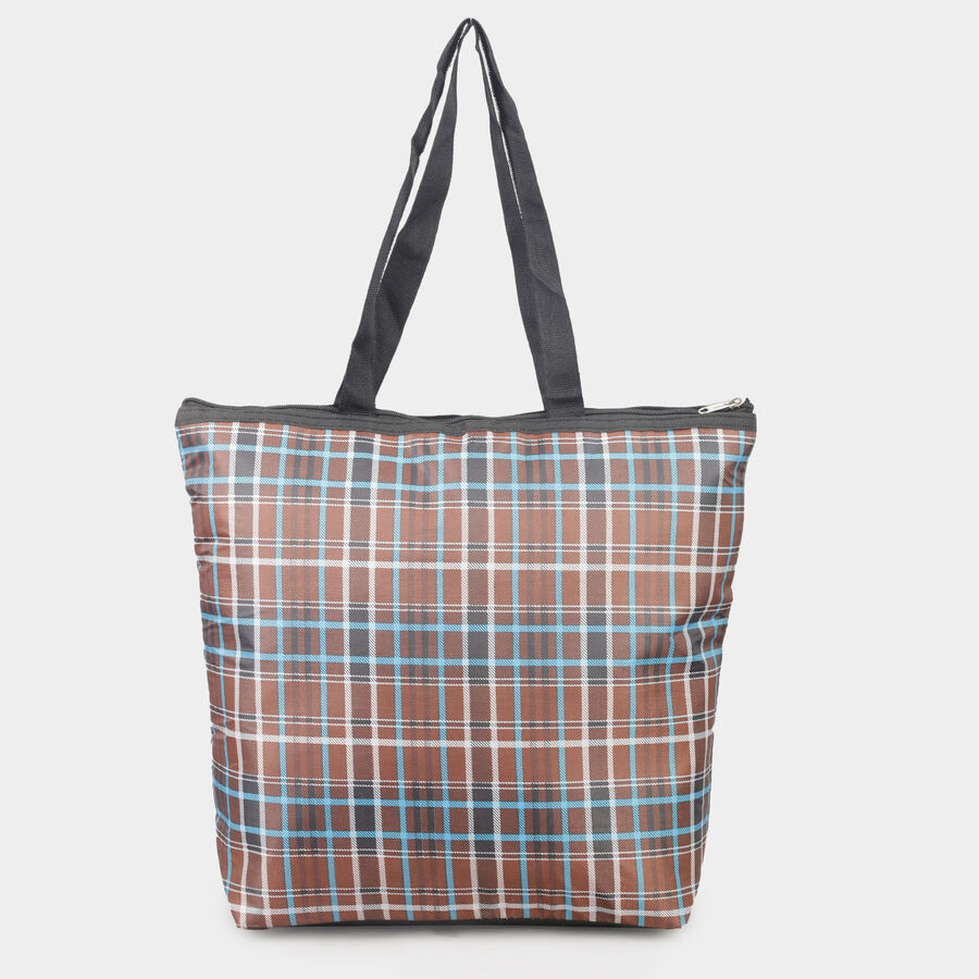 Women's Printed Microfiber Shopping Bag, Medium, , large image number null