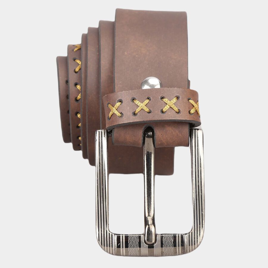 Men's Polyurethane Casual Belt, Size 36, Braided/Weaving, , large image number null