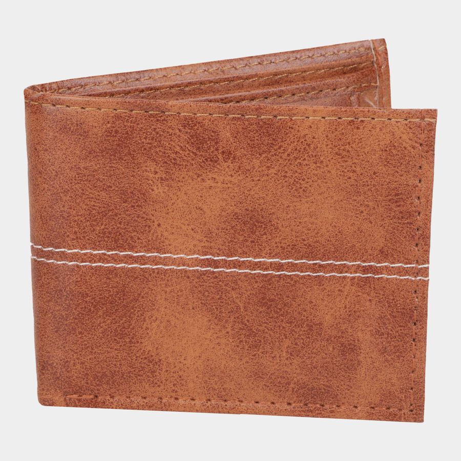 Men's Brown Polyurethane Wallet, , large image number null