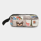 Beige Fabric Pouch, , small image number null