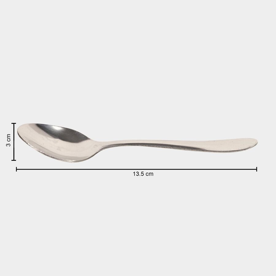 Steel Tea Spoon, Set of 4, , large image number null