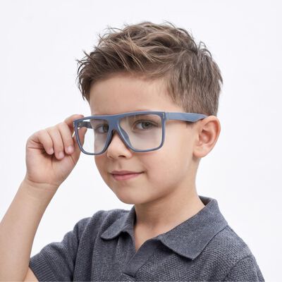 Kid's White Plastic Sunglasses