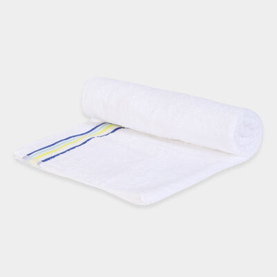 370 GSM White Cotton Bath Towel