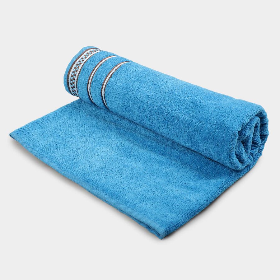 340 GSM Turquoise Cotton Bath Towel, , large image number null
