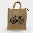 Women Printed Black Shopping Bag, , small image number null