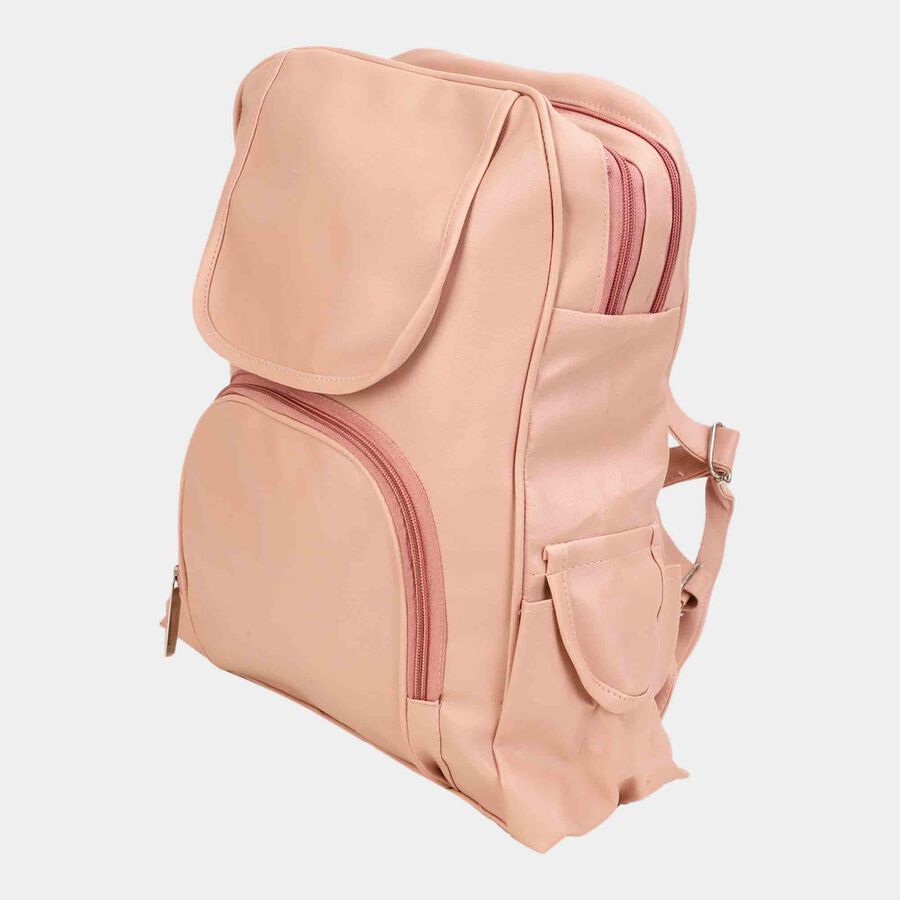 Kid's Pink Polyurethane Bag, , large image number null