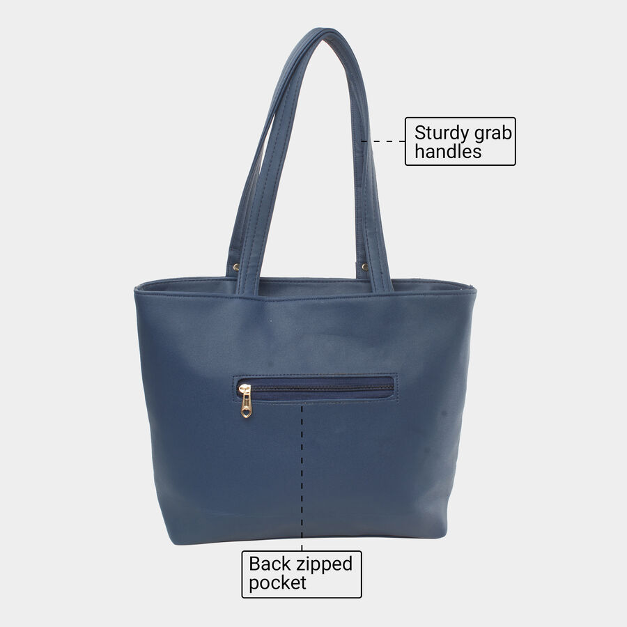 Women Embellished Blue Handbag, , large image number null