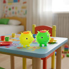 Kids Cute Spiky Puffer Monster Toy, , small