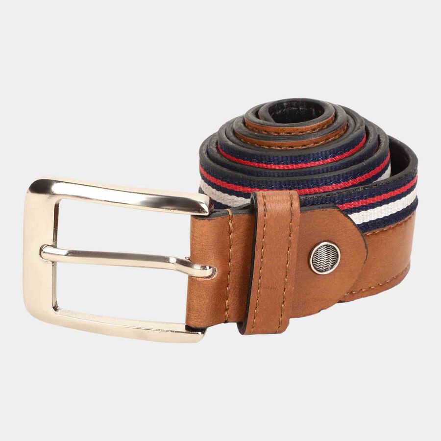 Men's Tan Polyurethane Casual Belt, , large image number null