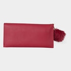 Women's Red Polyurethane Hand Pouch, , small image number null