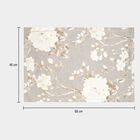 Beige Floral Printed King Size Bedsheet with Pillow Covers, , small image number null