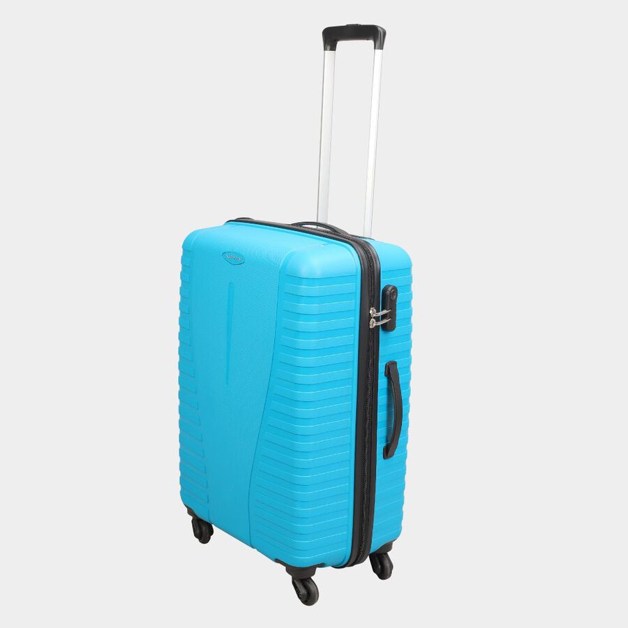 4-Wheel Light Blue Polypropylene Hard Case Trolley, Small + Medium + Large, , large image number null