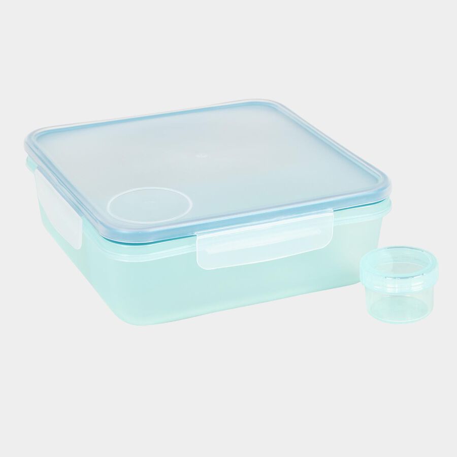 Plastic Lunch Box - 1 Box, 1 Small Bowl, , large image number null