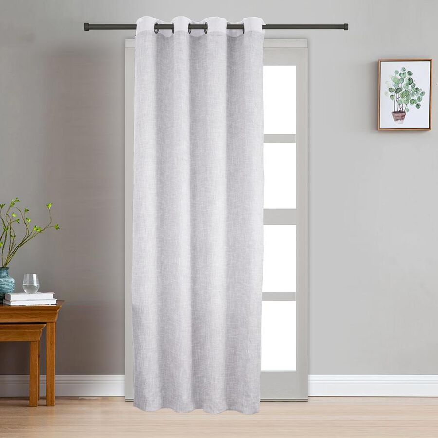 Light Grey Linen Curtain, , large image number null