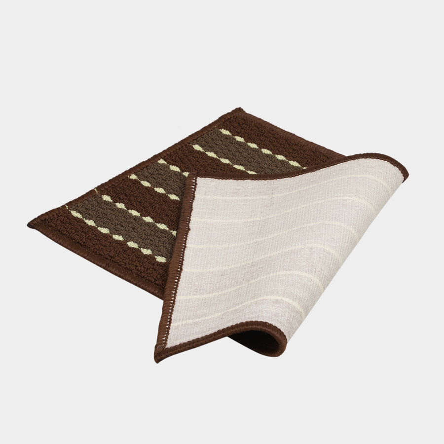 Anti-Skid Brown Polypropylene Door Mat, , large image number null