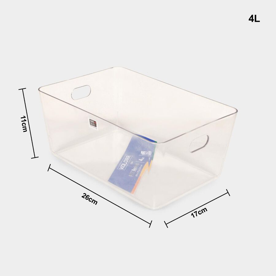 4L Clear Basket, , large image number null