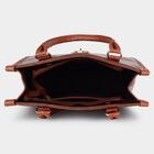 Women's Brown Polyurethane Tote Bag, , small image number null