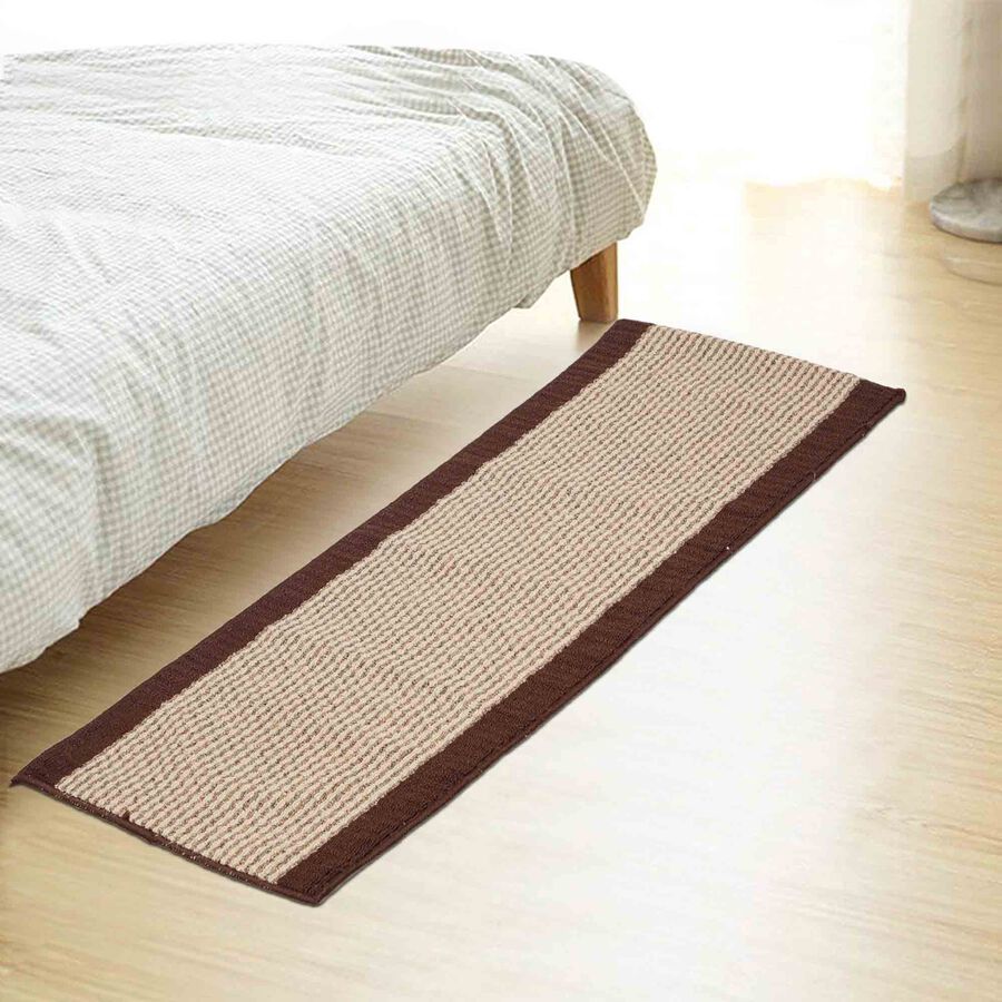 Anti-SKId Polyester Bedside Runner, , large