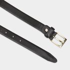 Men's Black Pu Formal Belt, , small image number null