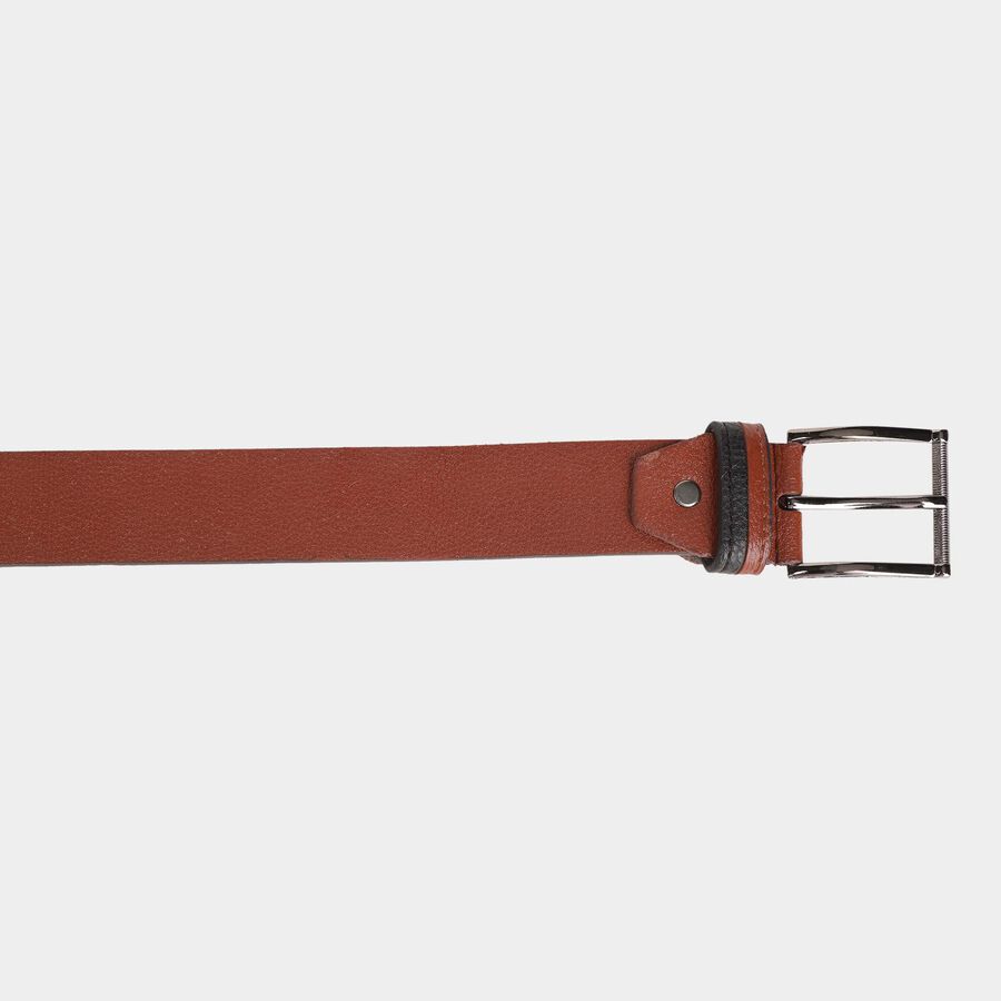 Men's Polyurethane Casual Belt, Size 36, Textured, , large image number null