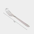 Set of 4 Stainless Steel Dessert Forks, , small image number null