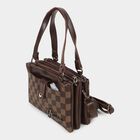 Women's Brown Polyurethane Sling Bag, , small image number null