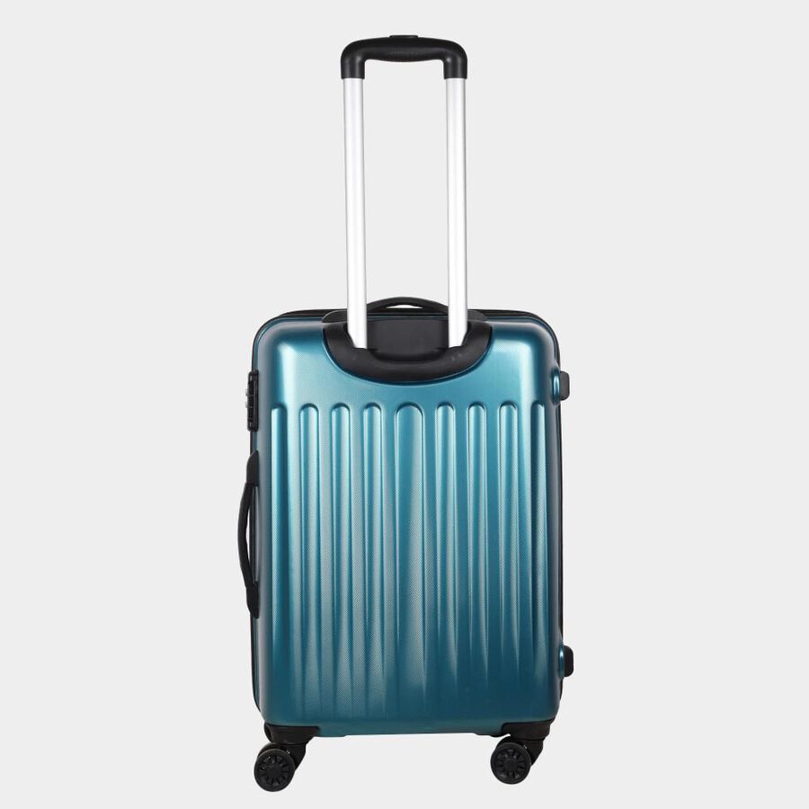 8-Wheel Light Blue Polypropylene Hard Case Trolley, Medium, , large image number null