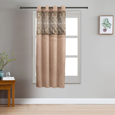 Brown 5ft. Printed Curtain