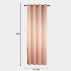 7ft. Bedroom Soft Dusty Pink Blackout Eyelet Curtains, , small image number null