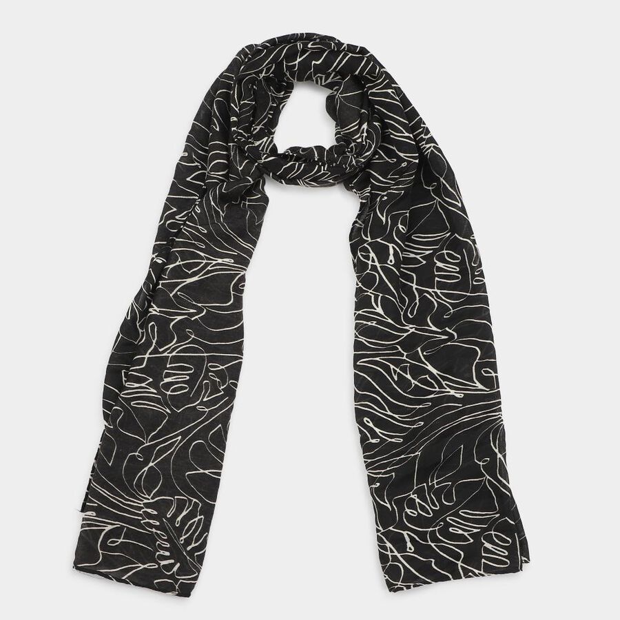 Woman's Black Scarf, , large
