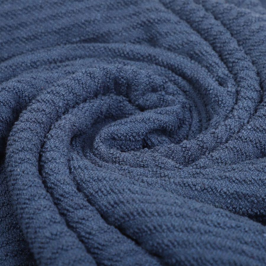 300 GSM Blue Cotton Blend Bath Towel, , large