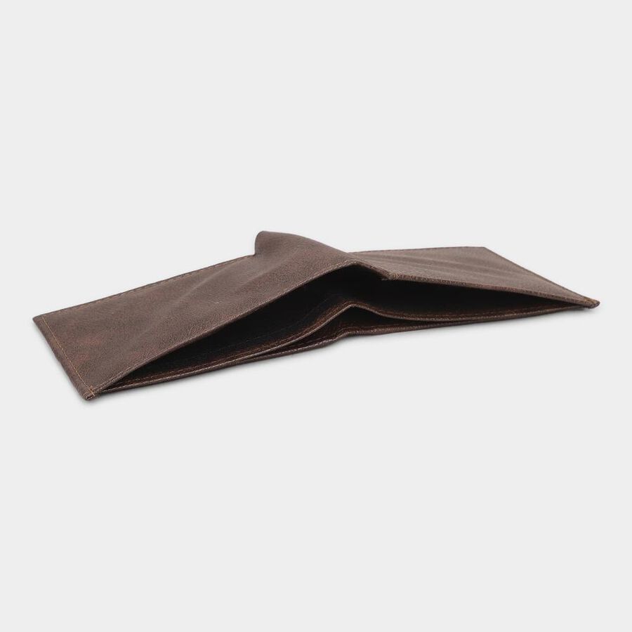 Men's Brown Pu Wallet, , large