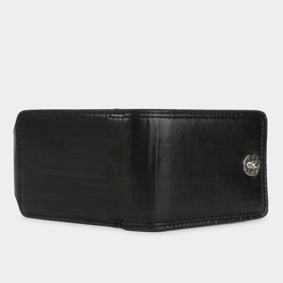Men PU Black Wallet, , large image number null
