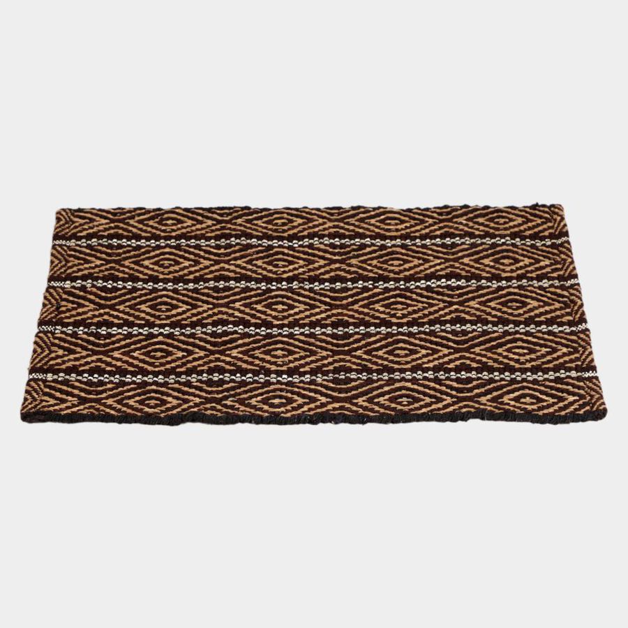 Brown Polyester Cotton Door Mat, , large image number null