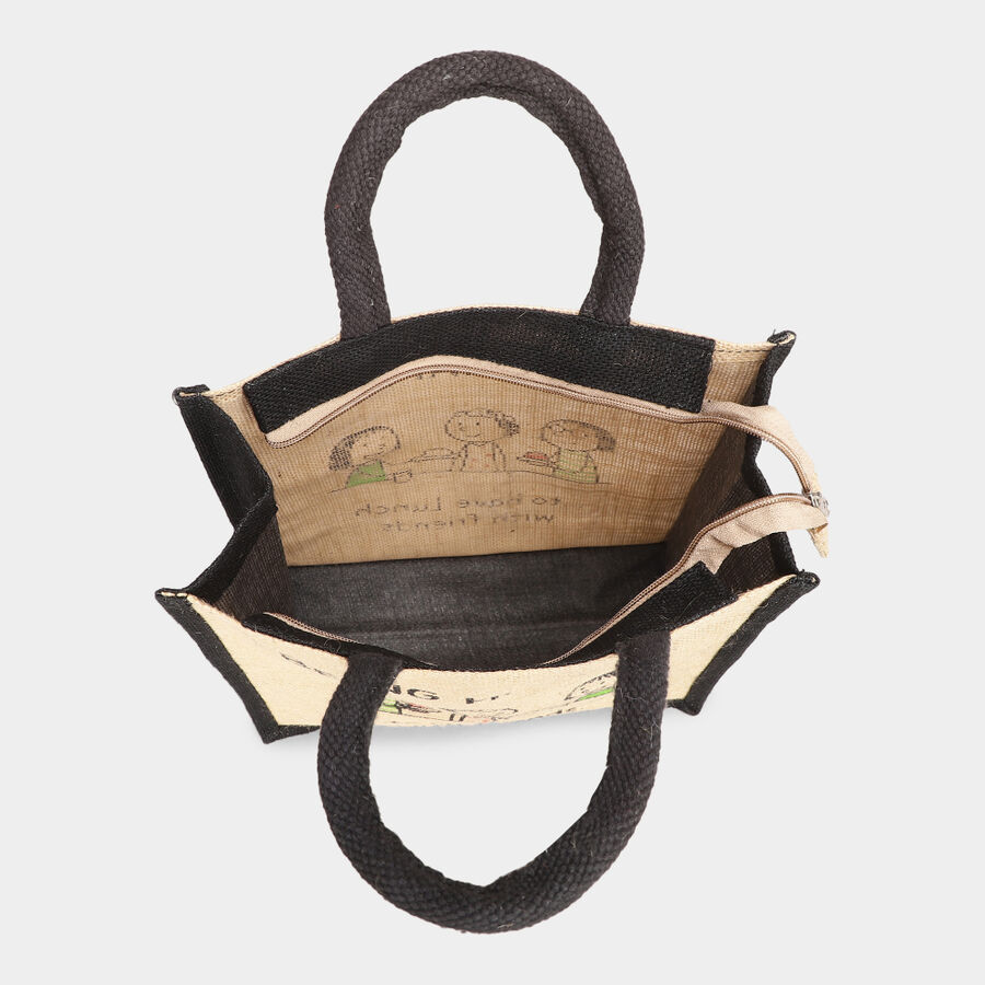 Brown Jute Handy Pouch, , large image number null