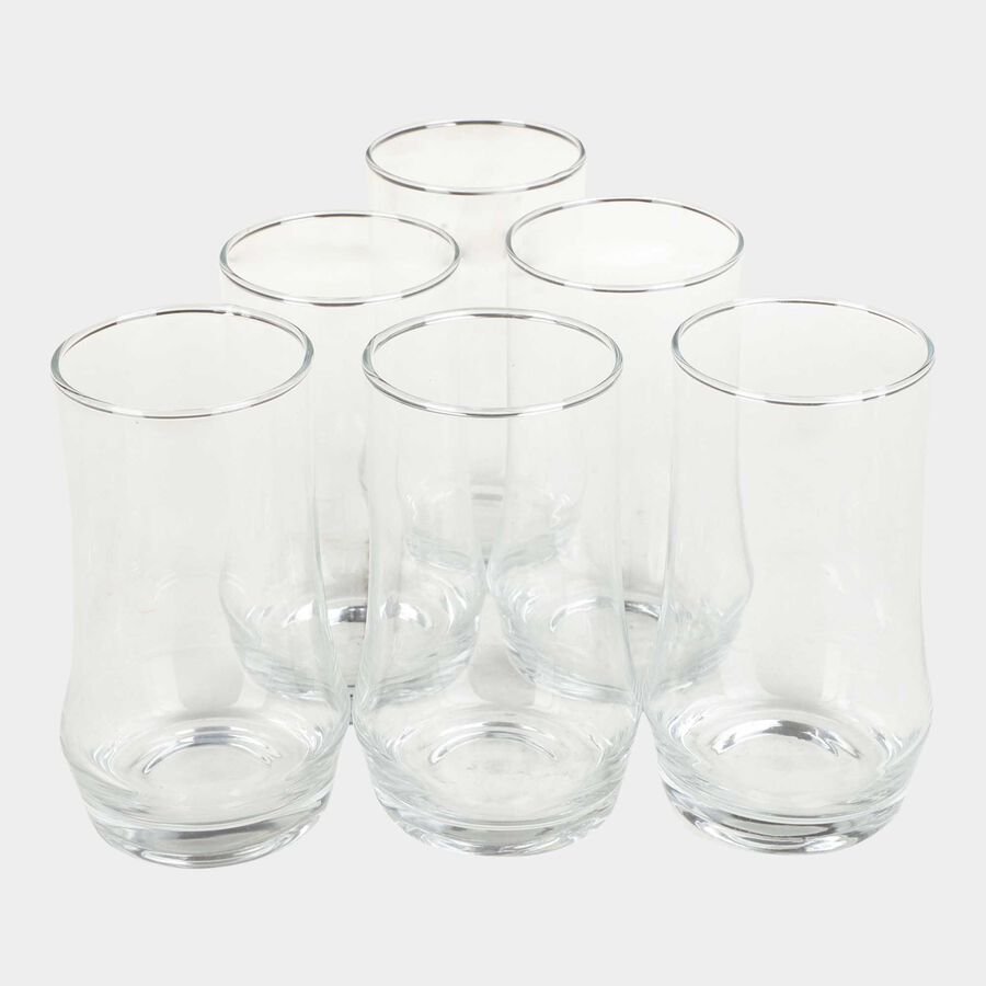 Glass Tumbler, Set of 6 pcs., 310 ml, , large image number null