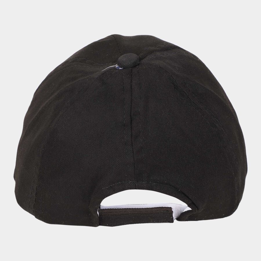 Kids' Black Canvas Cap, , large image number null