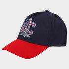 Kid's Red-Blue Fabric Cap, , small