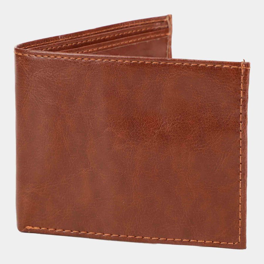 Men's Tan Polyurethane Wallet, , large image number null