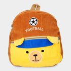 Kids Soft Plush Cartoon Bear Football Backpack, , small