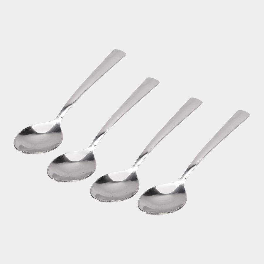 Stainless Steel Baby Spoon - 4 Pcs., , large image number null