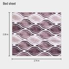 120 GSM White Microfiber Double Bedsheet , , small