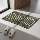 Green Polyester Door Mat, , small image number null