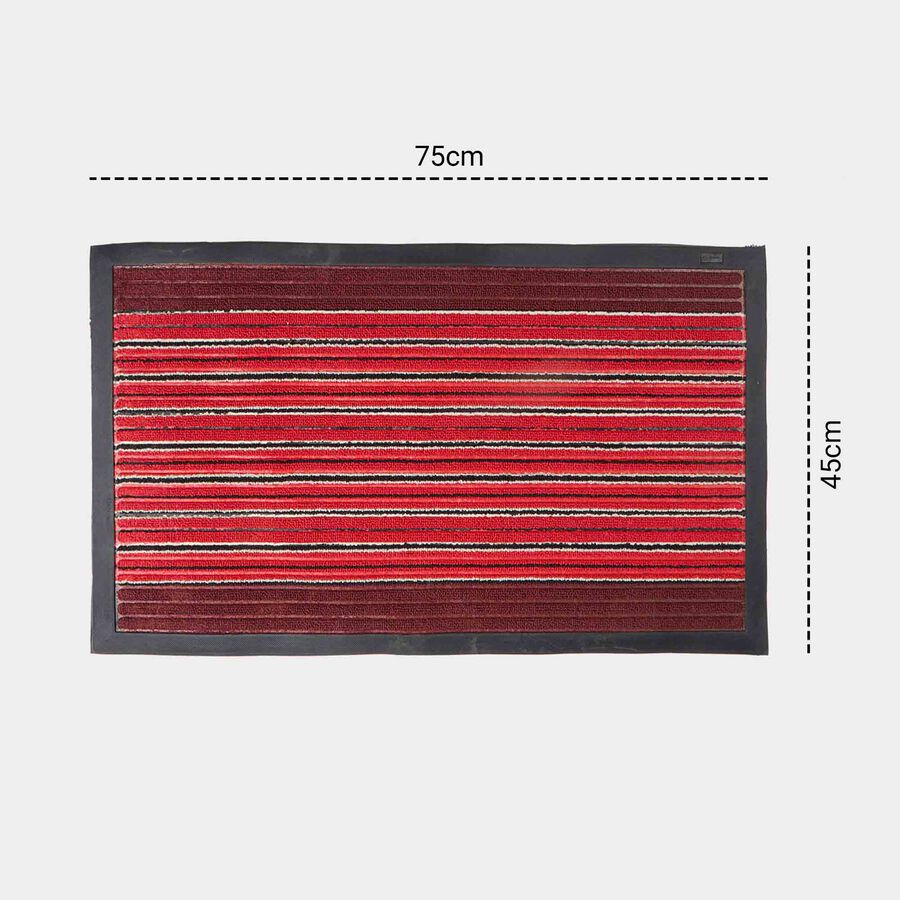 Maroon Rubber Doormat, , large image number null