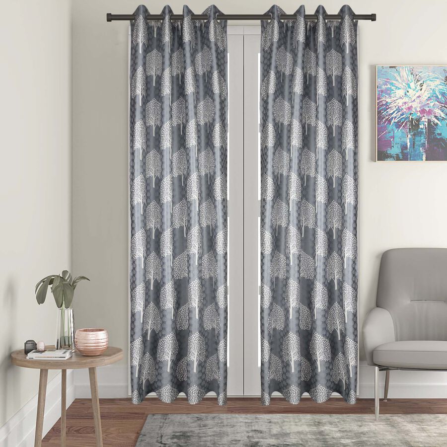 150 GSM 9 ft. Long Door Printed Curtain, , large image number null